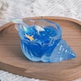 thumbnail image 5 of Handmade Fish Tail Conch Wax Candle, Coastal Decor Scented Diffuser, Blue-Green Jelly Wax Home Accent, 5-6 Hour Burn Time, 5 of 8
