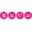 Fuchsia Pink, variant on Darling Souvenir 190 Pcs Naughty Ninety Birthday Theme Stickers chocolate Labels-Gray