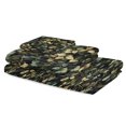 thumbnail image 2 of Branches Green Leaves Towel Set of 3, Soft Microfiber Bath Towels, Hand Towel, Washcloths, Vintage Botanical Forest Quick-Dry Absorbent Towels for Bathroom Kitchen Hotel Beach Gym Spa, 2 of 9
