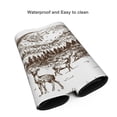 thumbnail image 4 of Xecao Woodland Forest With Deers Print Large Mouse Pad, 16x35.5in Mousepad, Professional Non-Slip Rubber Base Big Mouse Pad, Mouse Pad for Gaming & Office Full Desk Mouse Pad, 4 of 9