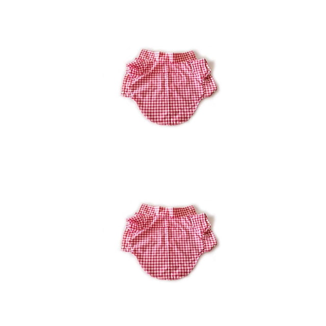 Methold Camisa para perros Camisas finas para cachorros Ropa para cachorros Suministros para mascotas Multicolor Estilo simple Rosa roja METRO 2piezas