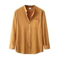 thumbnail image 5 of Cathalem Button Down Shirt Men Long Sleeve Button Down Shirts with Pocket,Brown M, 5 of 5