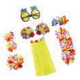 thumbnail image 1 of Sonducket Conjunto de de hierba hawaiana, faldas largas, decoración de vestido, suministros para fiestas, vestido de baile, accesorio de disfraz Prendas para la parte inferior del cuerpo tipo 24 Sonducket AP007833-24, 1 of 6