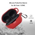 thumbnail image 3 of Sywqhk Funda de carga para auriculares compatible con Bluetooth para JBL Tune 115TWS (rojo), 3 of 9