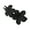 Black, variant on Litie Women Hair Clip,Plastic Solid Color Anti-slip Flower Butterflies  Shape Hairpin Hair Accessories