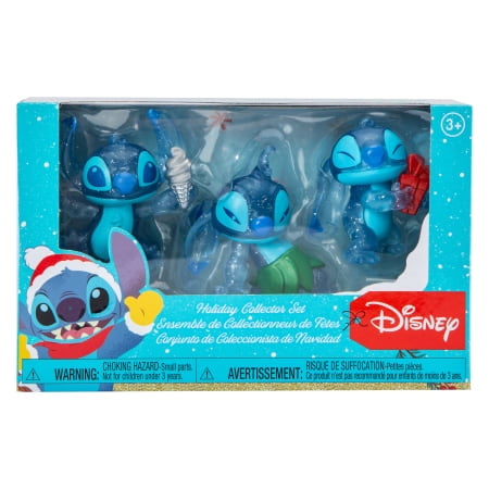 Disney Stitch Holiday Collector Set – 3-Piece Figurine Set