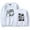 White, variant on Rita Ora Merch Women's men's rap hip-hop fashion long sleeved round neck pullover