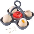 thumbnail image 1 of Color - Changing Egg Boiler Timer with Holder, BPA - Free Kitchen Gadget for Perfect Soft/Medium/Hard Boiled Eggs, Submersible Water - Indicator for Precise Cooking, Red, 1 of 7