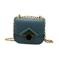 thumbnail image 2 of Mini bolso de hombro de PU de moda para mujer, bolso de viaje ultraligero, bolso para pintalabios Azul, 2 of 9