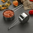 thumbnail image 5 of Baking Tools Kitchen Stainless Steel Measuring Cup Spoon Seasoning Scale (1/4cup 60ml) Small Cups Coffee Creamer Metal Measurement, 5 of 6