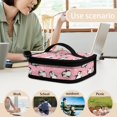 thumbnail image 5 of KUIFORTI Cute Penguin Laptop Lunch Bag Durable Washable Handbag Leakproof Lunch Box Zipper Pouch School Satchel Bag for Travel Hiking Camping, 5 of 7