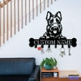thumbnail image 3 of Handmadetneonsign Scottish Terrier Dog Coat Rack Wall Hanger, Dog Metal Wall Hooks, Scottish Terrier Keys Holder Home Decor 83214, 3 of 5