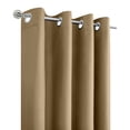thumbnail image 4 of Thermaplus Alpine Blackout Premium Stylish and Functional Grommet Curtain Panel 52" x 84" Sand, 4 of 5