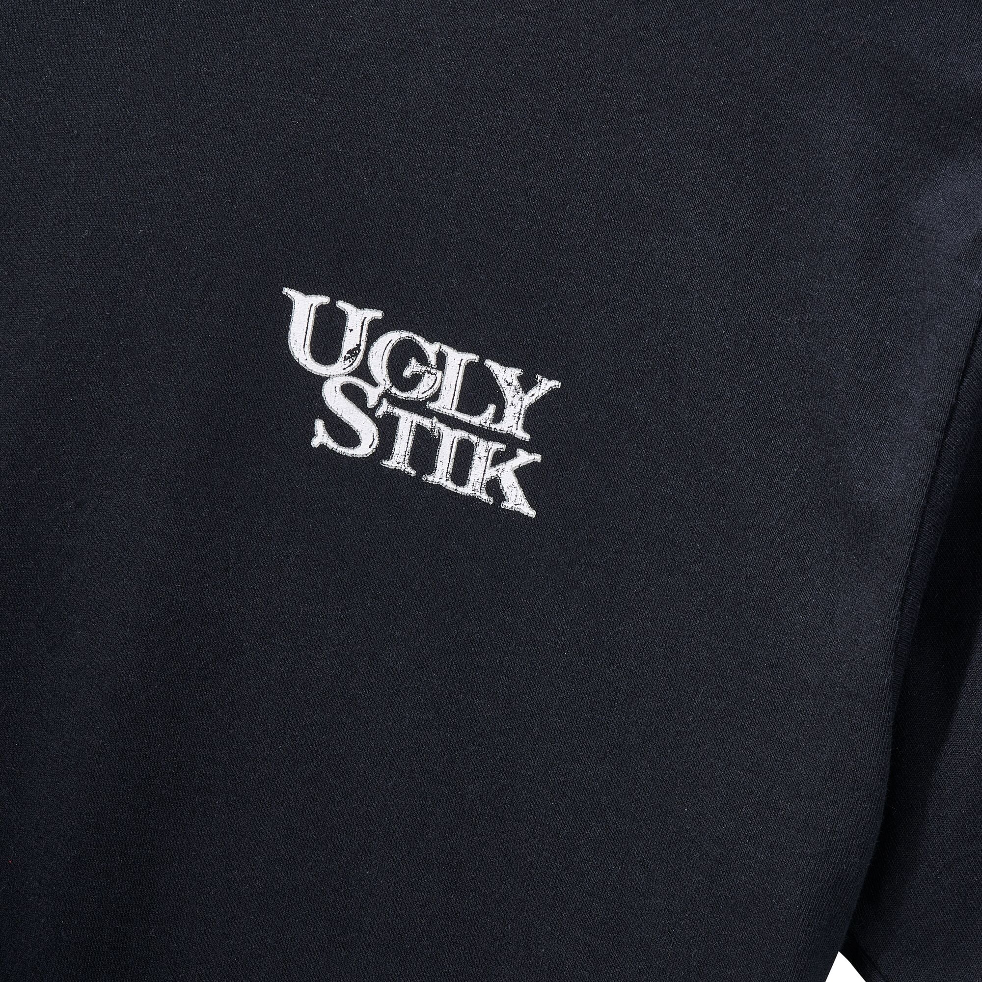 Ugly Stik 00's Logo T-Shirt, Size L (Black)