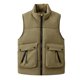 thumbnail image 2 of Ceisia Men's Fashion Stand Collar Zipper Sleeveless Tank with Pockets Casual Outerwear Gift, 2 of 7