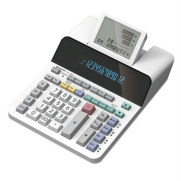 EL-1901 Paperless Printing Calculator with Check and Correct | Bundle of 2