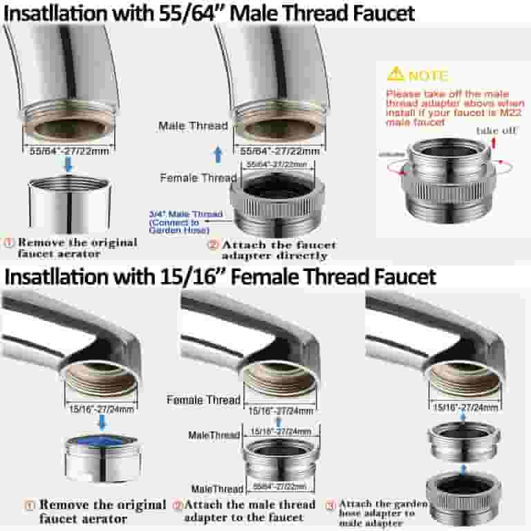 How to Connect a Hose to a Kitchen Sink 1 How to Connect a Hose to a Kitchen Sink