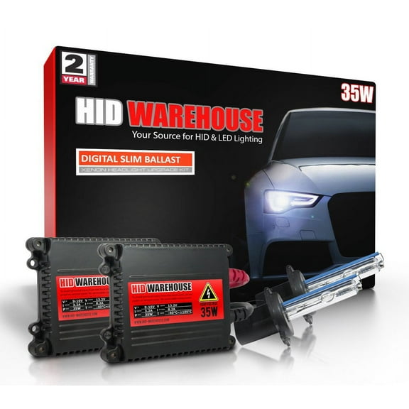 HID-Warehouse DC 35W HID Kit Xenon Light Headlight H7 8000K - Medium Blue