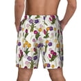 thumbnail image 4 of Daiia Tulips Flowers Mens Swim Trunks Swim Shorts Quick Dry Swim Shorts with Mesh Lining Pockets-Large, 4 of 9