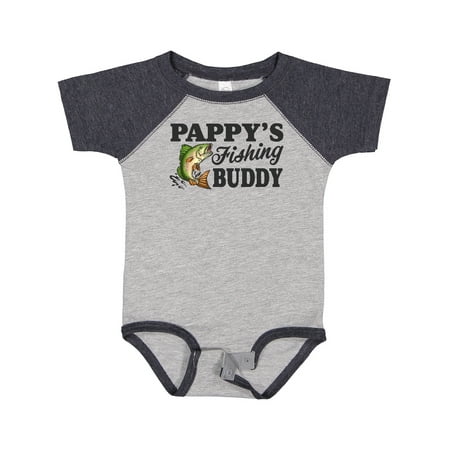 

Inktastic Pappy s Fishing Buddy Gift Baby Boy Bodysuit