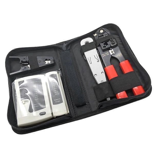 Durable Network Tool Kit with Storage Bag for Easy Carry and Accurate Cable Testing 24pc