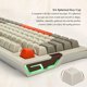 thumbnail image 3 of mecánico para juegos con retroiluminación RGB 104 para programador de videojuegos - Interruptor Azul Naranja shamjiam Teclado mecánico para juegos, 3 of 9