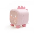 thumbnail image 1 of Despertador Reloj digital LED recargable de 1,25 W, recordatorio de temperatura de decoración de repetición ajustable con luz nocturna suave, rosa Methold EL004767-01B, 1 of 2
