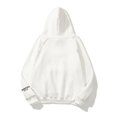 thumbnail image 2 of Double Line Letters Hooded Sweater - Hipster Monogram Hoodies for Men and Women, 2 of 4