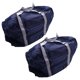 thumbnail image 1 of 2X Gran Capacidad Casual Plegable Bolsas de Almacenamiento de Equipaje Una Prueba de Agua Maleta Bolsa Azul Marino, 1 of 5