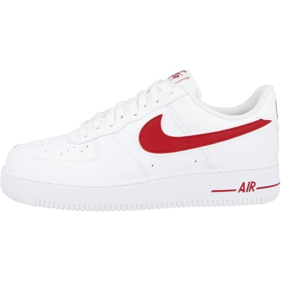Nike Men's Air Force 1 '07 White/red running shoes