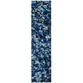 thumbnail image 3 of SAFAVIEH Rio Cassandra Confetti Polyester Shag Runner Rug, Blue/Multi, 2'3" x 6', 3 of 7
