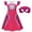 B+Mask, variant on Girls Hero Spider Costume with Mask Halloween Dress for Girl Cosplay Outfit, Size 4-5Y