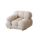 thumbnail image 4 of Modern Leisure L Shape Velvet Fabric Sofa Set Mario Bellini Boucle Corner Living Room Sectional Modular Sofa My Lux Decor Round, 4 of 8