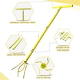 thumbnail image 4 of YAOMOBB Scarificateur de Sol Réglable Poignée en T Cultivateur Manuel pour Jardins, 4 of 6