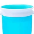 thumbnail image 3 of Vaso de entrenamiento de silicona para bebé, capacidad de 240 ml, sellado de 360 grados, asas dobles, para viajes en casa, color azul, 3 of 12