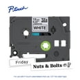 thumbnail image 4 of Brother P-touch TZe231 Label Tape, Laminated, Black on White, 1/2in x 26.2ft, 1 Roll, 4 of 12
