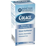 Colace Stool Softner 100 mg Capsules 60 ea (Pack of 2)