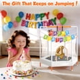 thumbnail image 5 of 60" Mini Trampoline for Kids with Enclosure, Shinpt Indoor & Outdoor Toddler Trampoline, Upgrade Full Anti-Rust Tube with Adjustable Gymnastics Bars, Small Trampoline for Boys & Girls, 5 of 9
