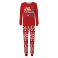 thumbnail image 3 of Zhanying Pajamas Pyjamas de Noël Assortis pour la Famille Ensembles 2025 2 Pcs Sets pour Couples Pyjamas de Noël Pyjamas des Fêtes Pyjamas de Noël Rouges, 3 of 3