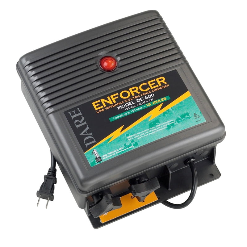 Dare Products Enforcer 110 volt ElectricPowered Fence Energizer 150 acres Black