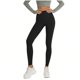 thumbnail image 1 of Pantalones de Yoga Sueltos para Mujeres de Cintura Alta Pantalones de Color Sólido de Longitud Completa Material Elástico Suave para Gimnasio de Baile de Yoga, 1 of 8