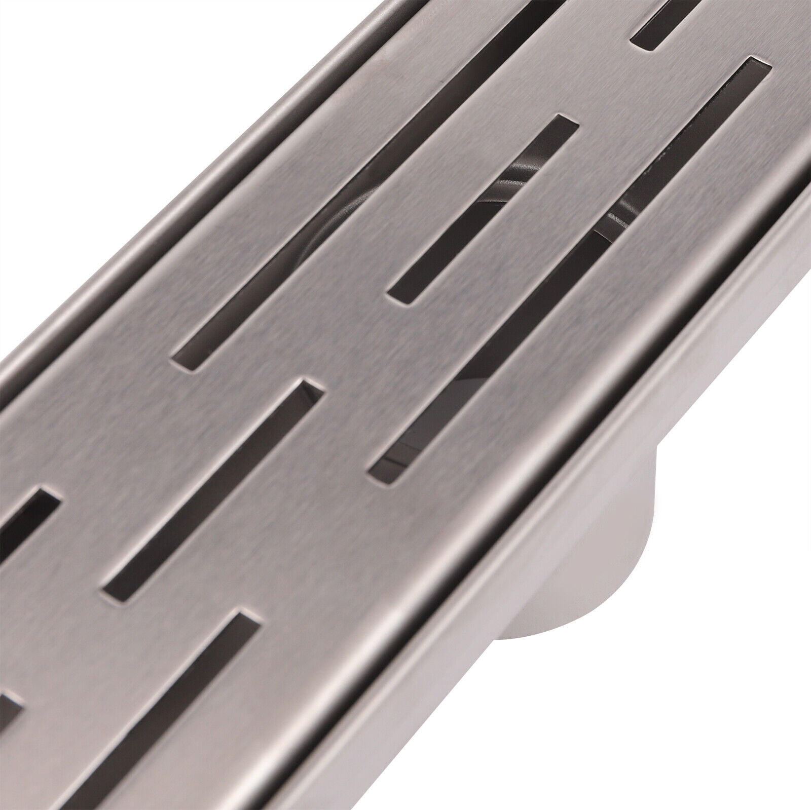36 in. Linear Stainless Steel Shower Drain - Square Hole Pattern