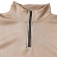 thumbnail image 4 of Handshe Men's Color-Block Mandarin Collar Zip-Up Sweatshirt for Casual, Travel and Daily Use, 4 of 5