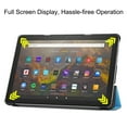 thumbnail image 4 of Case for All-New Fire HD 8 & HD 8 Plus Tablet (10th Generation, 2020 Release), Slim Lightweight Faux Leather Smart Trifold Stand Cover with Auto Wake/Sleep, Sky Blue, 4 of 8