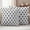 White, variant on Black Boho Outdoor Waterproof Pillow Covers, Modern Tribal Aztec Abstract Geometric Decorative Square Throw Pillowcase Sofa Cushion Sham for Patio/Couch/Chair, 18"x18" 2 Pack
