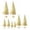 Beige, variant on 8Pcs Desktop Miniature  Brush Trees Mini Artificial Christmas Tree for Home Decoration Tabletop Christmas Party Fairy Garden Beige