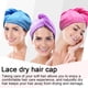 thumbnail image 5 of Toalla de microfibra para el cabello, paquete de 3, toallas envolventes para el cabello, microfibra absorbente, toalla de secado rápido, gorro para secar el cabello, 5 of 5