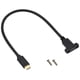 thumbnail image 1 of Cable adaptador USB tipo C 3.1 para montaje en panel AAOTOKK de 0,3 m, negro, 1 of 9