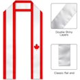thumbnail image 2 of Canada Flag Graduation Stole Graduate Shawl Sash Scraf Gift For Abroad Student International Study (Square), 2 of 6
