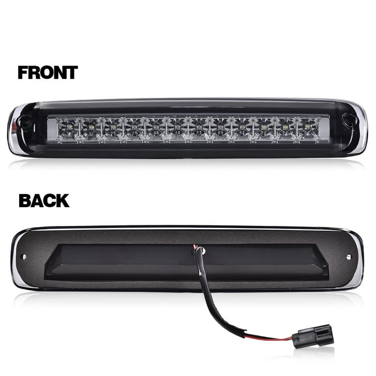 Smoke LED 3rd Brake Light For 99-06 Chevy Silverado 1500 2500 3500 – VAP-Autoparts, Chrome Housing